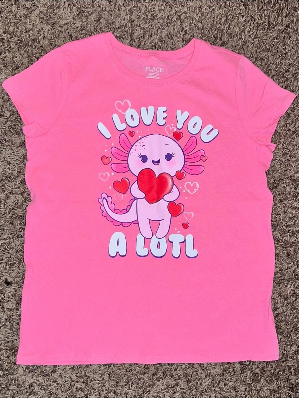 Girl’s sz 16 Axolotl Heart Tee